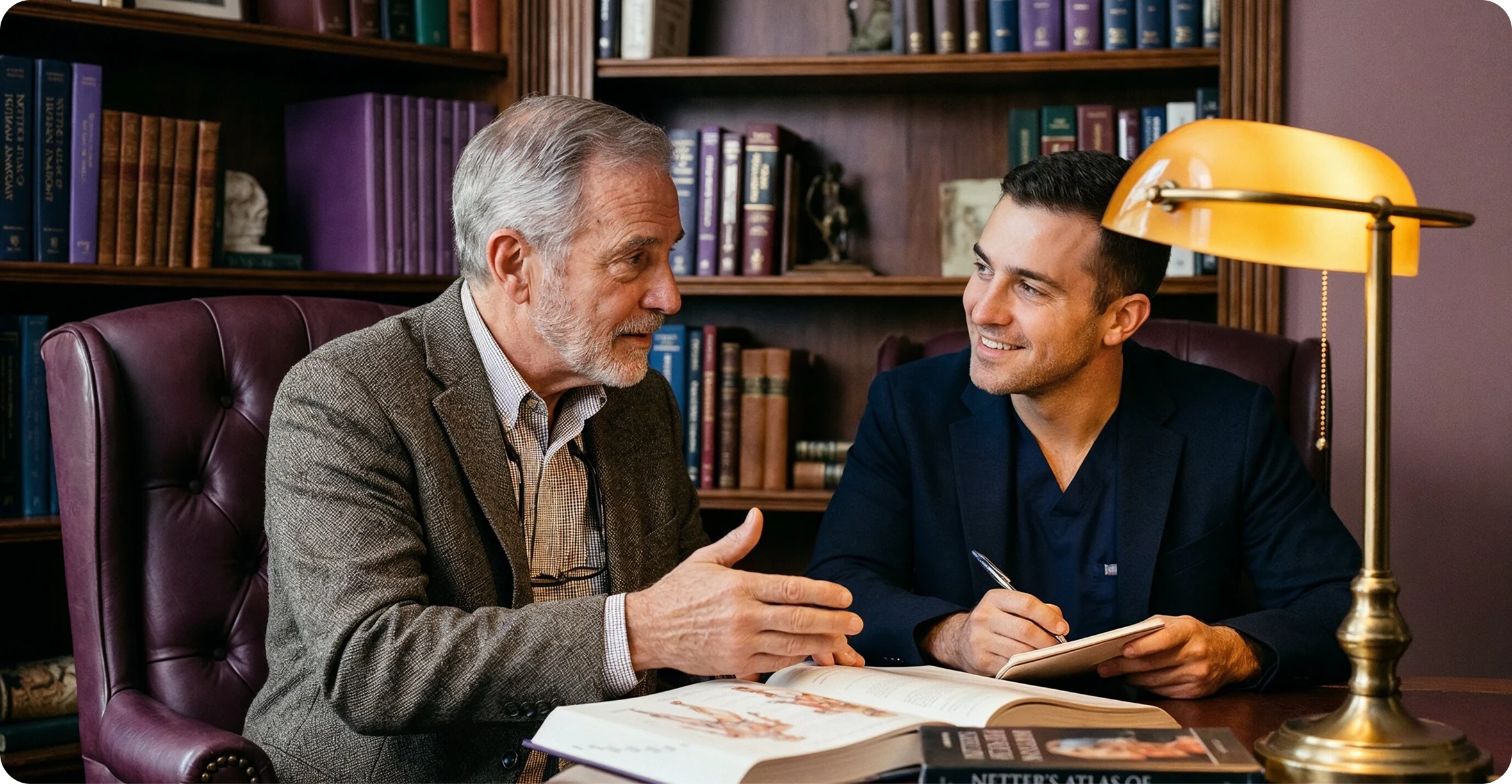 Retired physicians mentoring